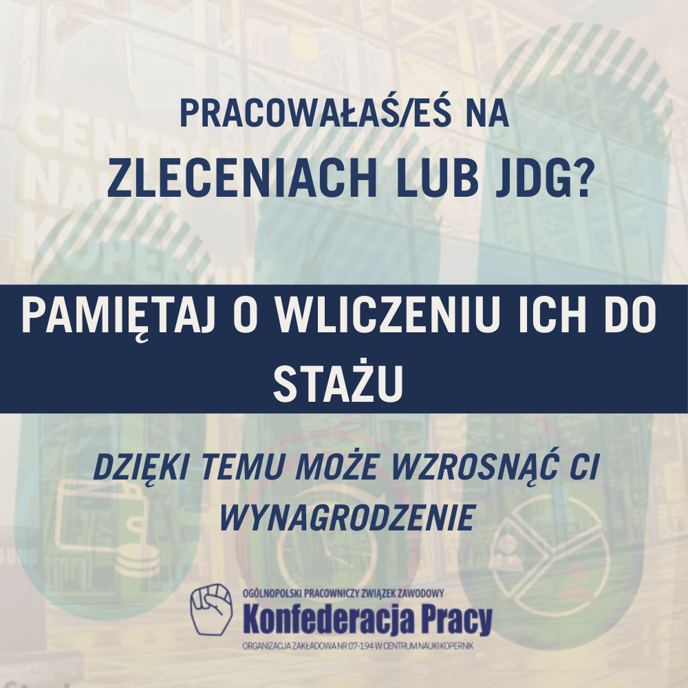 Zwiększ sobie stażowe!