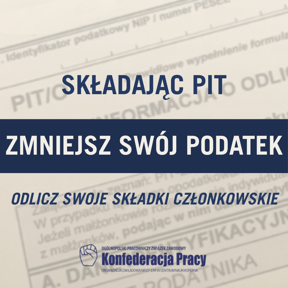 Składając PIT za 2025, odlicz sobie składki członkowskie
