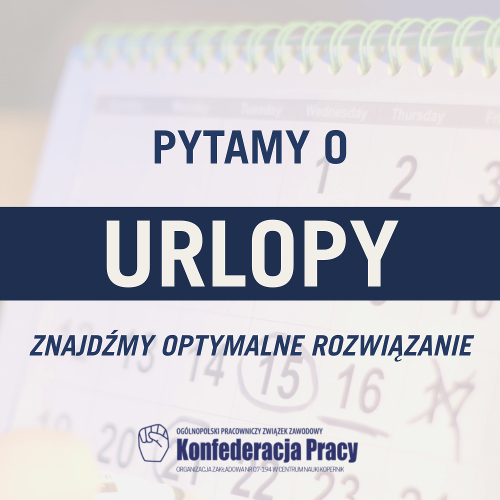 Pytamy o urlopy